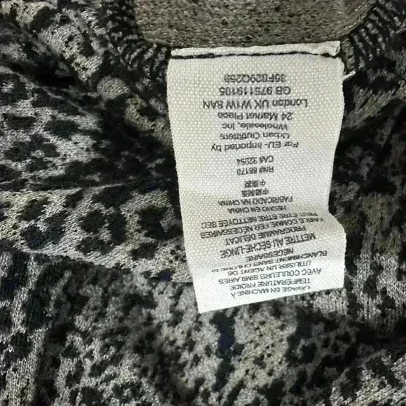 Free People Knit Leggings in Leopard Print Combo / Tan, Beige, Black / Size S - Picture 12 of 14